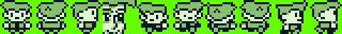 Original spritesheet for the player - a generic male character.