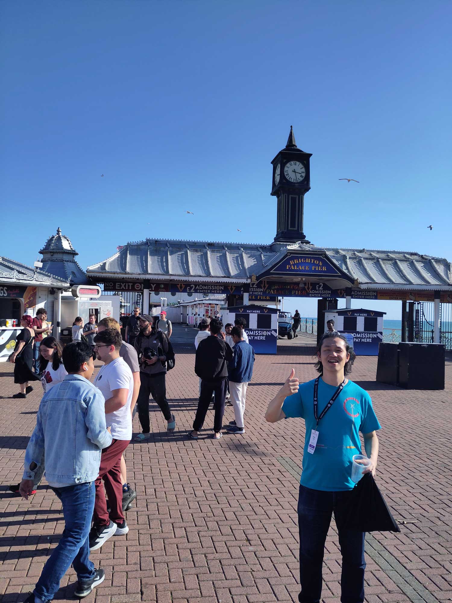 Doug on the Brighton Pier.